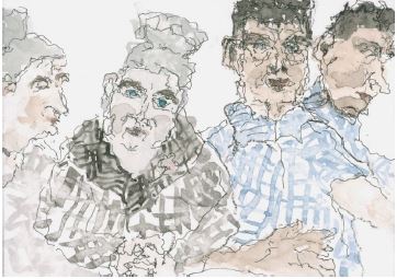 drawing of people