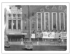 old photo showing the Trocadero when it was still on the old kent road